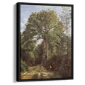 Island of San Bartolommeo 1828 by Camille Corot by Camille Corot - Realist canvas print