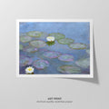 Water Lilies  Monet  Art Print by Without A Frame - Oil Painting canvas print