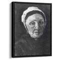 Woman with White Bonnet, Sien's Mother by Vincent van Gogh by Vincent van Gogh - Post-Impressionist canvas print