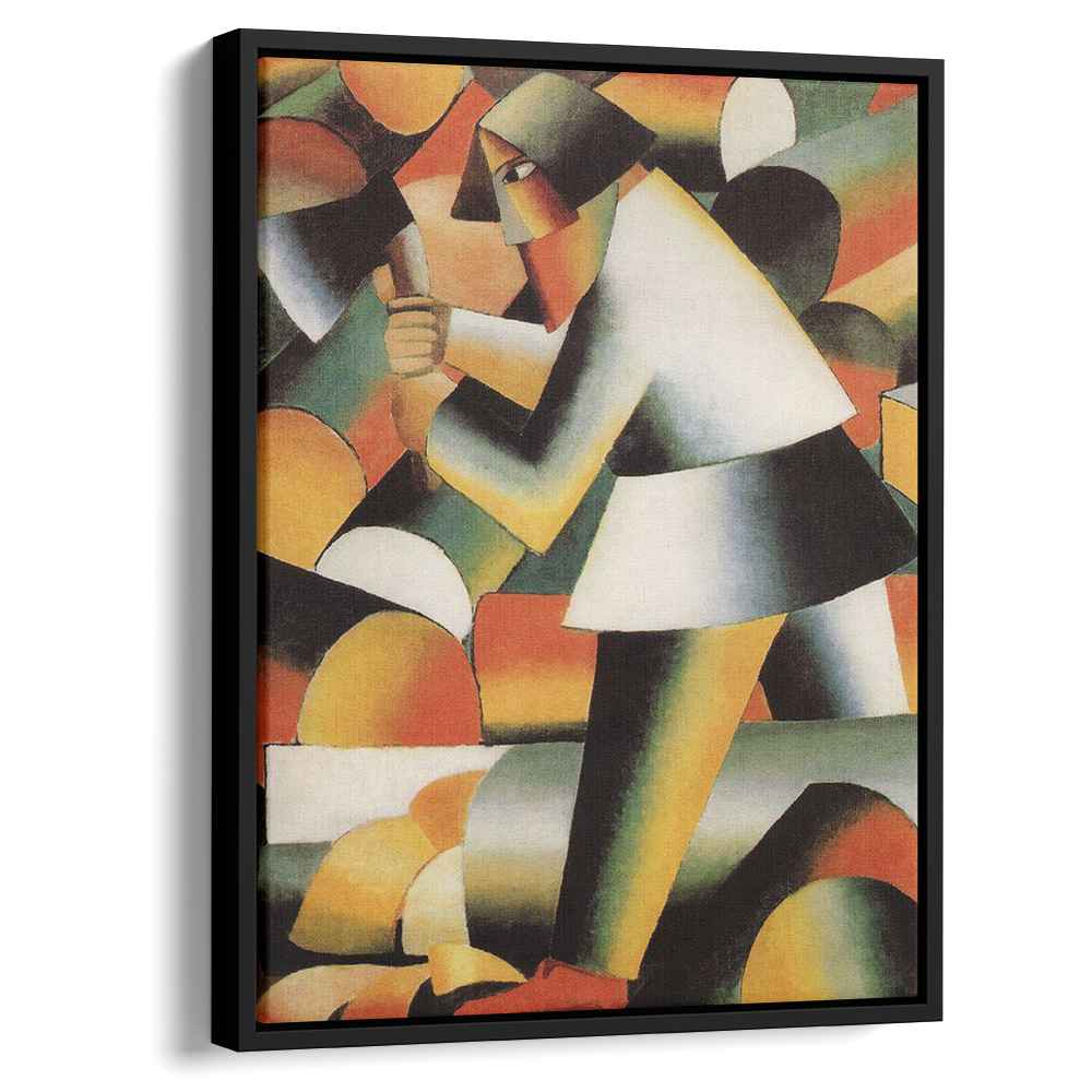 Woodcutter 1912 by Kazimir Malevich by Kazimir Malevich - Abstract canvas print