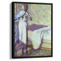 Young Girl Braiding Her Hair 1894 by Edgar Degas by Edgar Degas - Impressionist canvas print